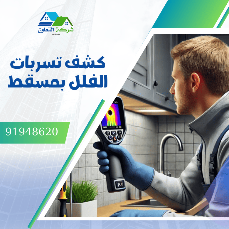 كشف تسربات الفلل بمسقط